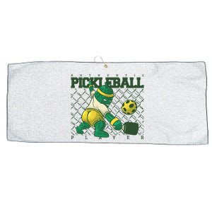 Funny Authentic Pickleball Sport Player Large Microfiber Waffle Golf Towel