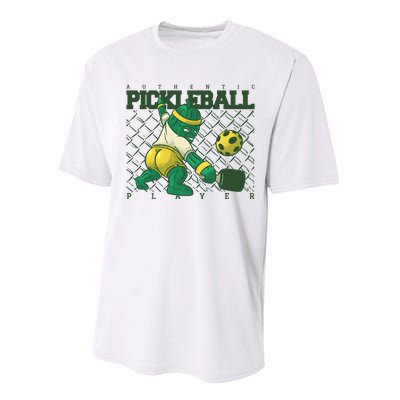 Funny Authentic Pickleball Sport Player Performance Sprint T-Shirt