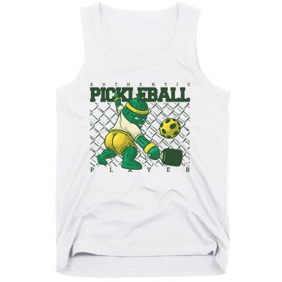 Funny Authentic Pickleball Sport Player Tank Top