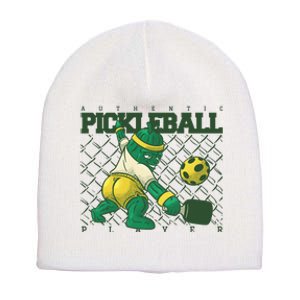 Funny Authentic Pickleball Sport Player Short Acrylic Beanie