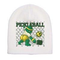 Funny Authentic Pickleball Sport Player Short Acrylic Beanie