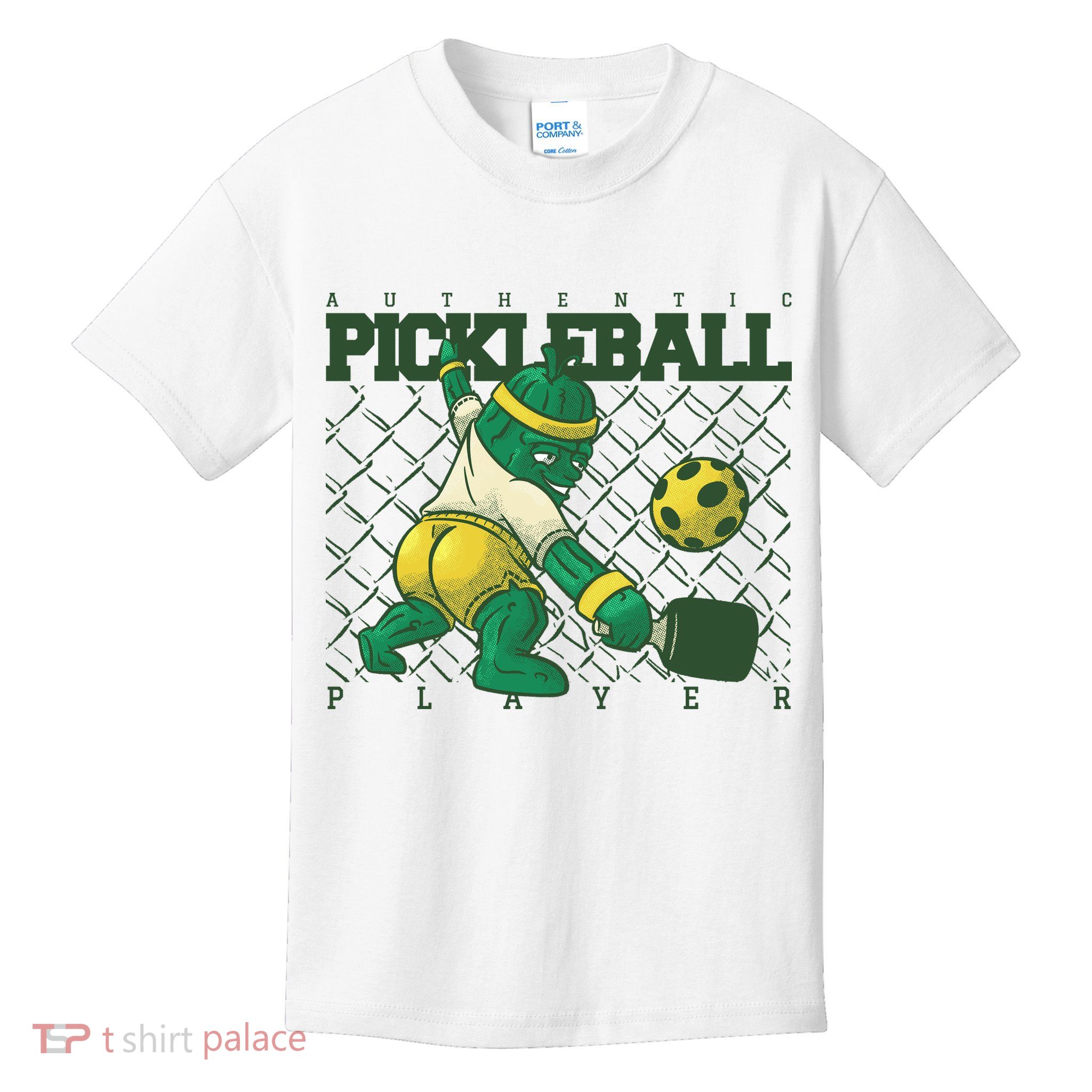 Funny Authentic Pickleball Sport Player Kids T-Shirt