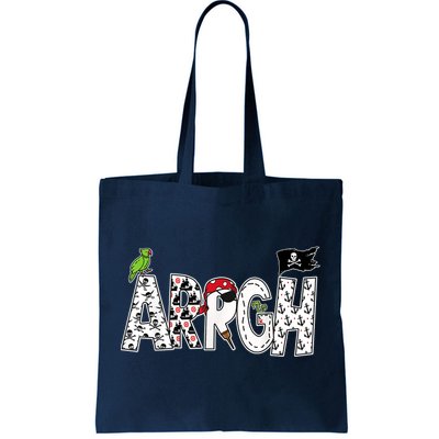 Fun ARRGH Pirate Style Pirate Costume ARGH Pirate Tote Bag