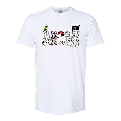 Fun ARRGH Pirate Style Pirate Costume ARGH Pirate Softstyle CVC T-Shirt