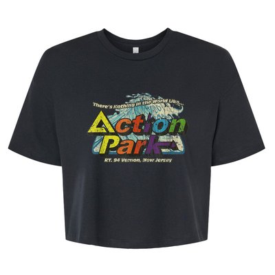 Funny Action Park New Jersey 1978 Vintage Bella+Canvas Jersey Crop Tee