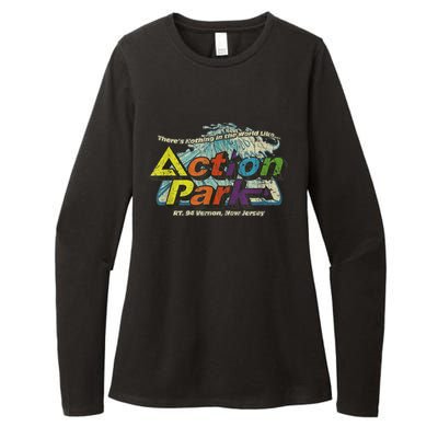 Funny Action Park New Jersey 1978 Vintage Womens CVC Long Sleeve Shirt