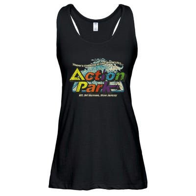 Funny Action Park New Jersey 1978 Vintage Ladies Essential Flowy Tank