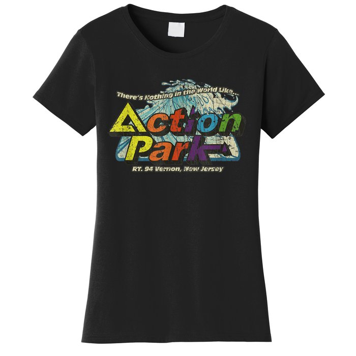 Funny Action Park New Jersey 1978 Vintage Women's T-Shirt