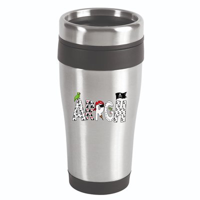 Fun Arrgh Pirate Style Pirate Costume Argh Pirate 16oz Travel Tumbler