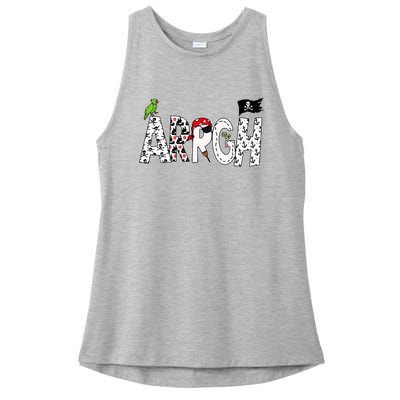 Fun Arrgh Pirate Style Pirate Costume Argh Pirate Ladies PosiCharge Tri-Blend Wicking Tank