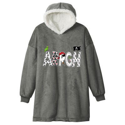 Fun Arrgh Pirate Style Pirate Costume Argh Pirate Hooded Wearable Blanket