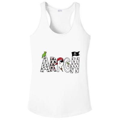 Fun Arrgh Pirate Style Pirate Costume Argh Pirate Ladies PosiCharge Competitor Racerback Tank