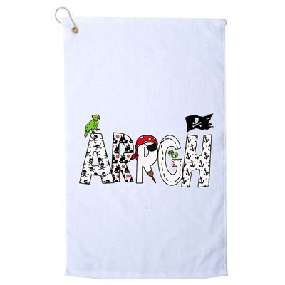 Fun Arrgh Pirate Style Pirate Costume Argh Pirate Golf Towel