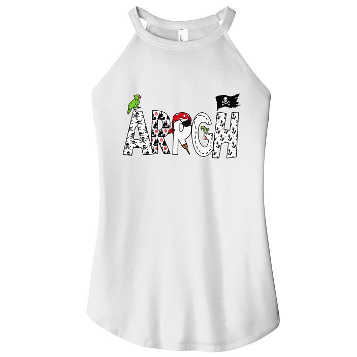 Fun Arrgh Pirate Style Pirate Costume Argh Pirate Women's Perfect Tri Rocker Tank