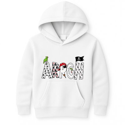 Fun Arrgh Pirate Style Pirate Costume Argh Pirate Kids Hoodie