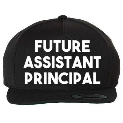 Future Assistant Principal Gift Wool Snapback Cap