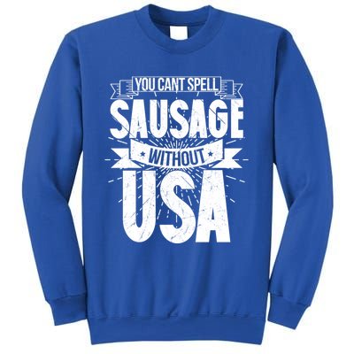 Funny American Patriotic You Can’t Spell Sausage Without Usa Great Gift Sweatshirt