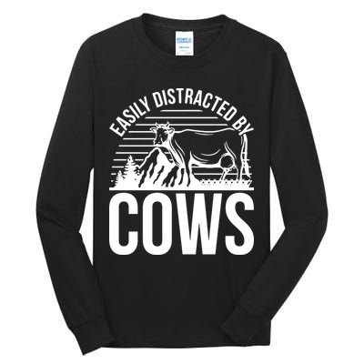 Farm Animal Pet Cow Tall Long Sleeve T-Shirt