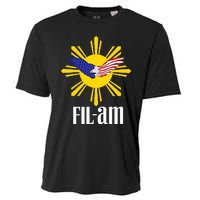 Fil Am Patriotic Wear For Filipino Americans Who Have Pride Cooling Performance Crew T-Shirt