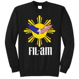 Fil Am Patriotic Wear For Filipino Americans Who Have Pride Sweatshirt