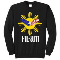 Fil Am Patriotic Wear For Filipino Americans Who Have Pride Sweatshirt