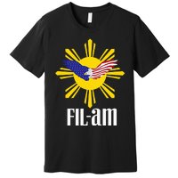 Fil Am Patriotic Wear For Filipino Americans Who Have Pride Premium T-Shirt