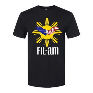 Fil Am Patriotic Wear For Filipino Americans Who Have Pride Softstyle CVC T-Shirt