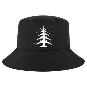 Funny Airplane Pilot Christmas Tree For Flying Aviatior Gift Cool Comfort Performance Bucket Hat