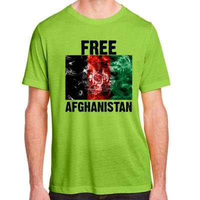 Free Afghanistan Pray For AFG Support Adult ChromaSoft Performance T-Shirt