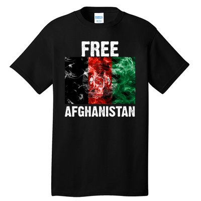 Free Afghanistan Pray For AFG Support Tall T-Shirt