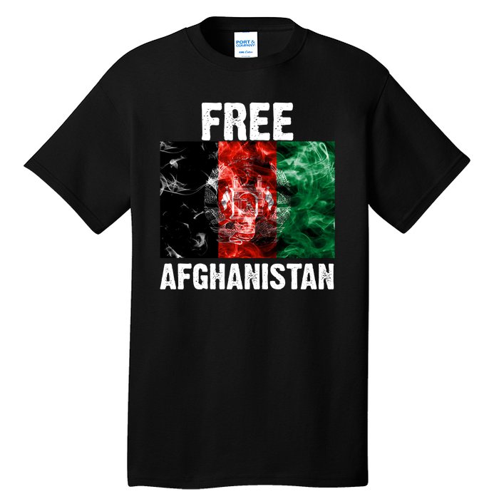 Free Afghanistan Pray For AFG Support Tall T-Shirt