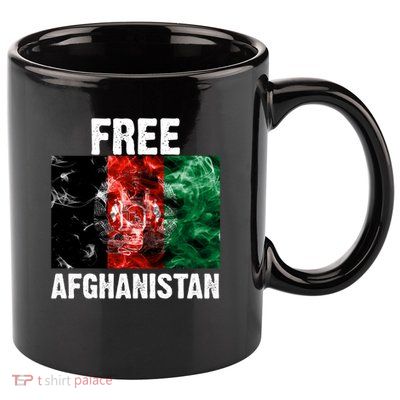 Free Afghanistan Pray For AFG Support 11oz C Handle Ceramic Mug