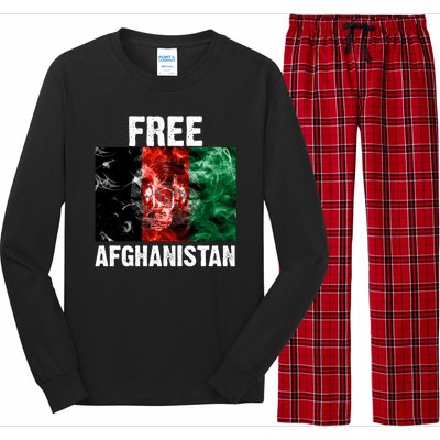 Free Afghanistan Pray For AFG Support Long Sleeve Pajama Set