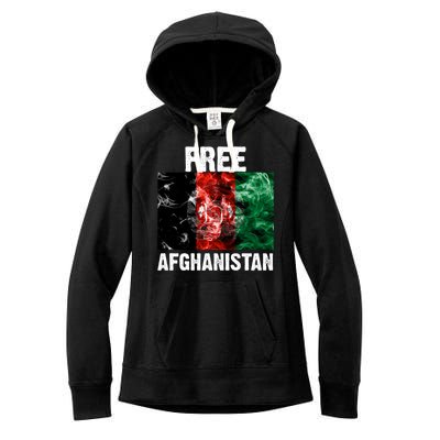 Free Afghanistan Pray For AFG Support Women's Fleece Hoodie