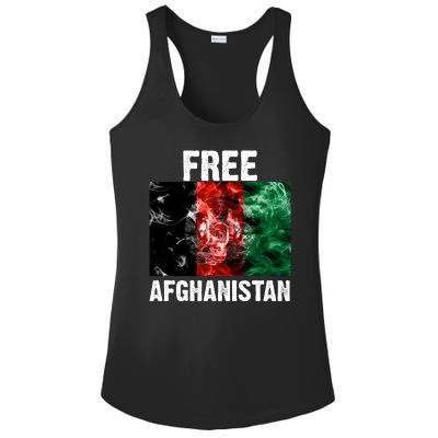 Free Afghanistan Pray For AFG Support Ladies PosiCharge Competitor Racerback Tank