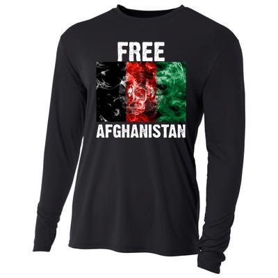 Free Afghanistan Pray For AFG Support Cooling Performance Long Sleeve Crew