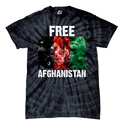 Free Afghanistan Pray For AFG Support Tie-Dye T-Shirt