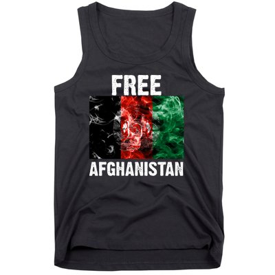 Free Afghanistan Pray For AFG Support Tank Top