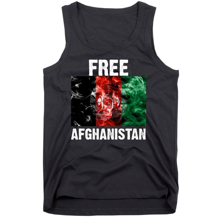 Free Afghanistan Pray For AFG Support Tank Top