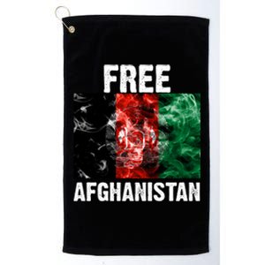 Free Afghanistan Pray For AFG Support Platinum Collection Golf Towel