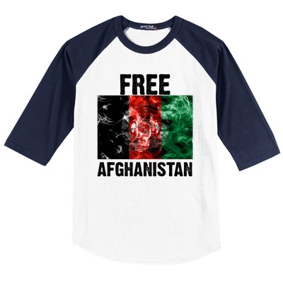 Free Afghanistan Pray For AFG Support Baseball Sleeve Shirt