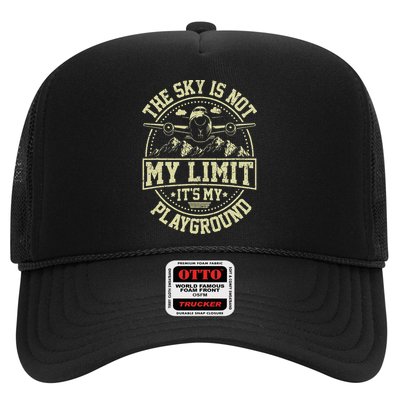 Funny Aviator Pilot Airplane Plane Aviation Gifts Trucker Hat