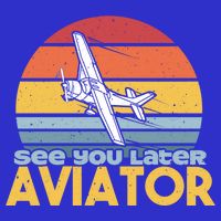 Funny Airplane Pilot Costume See You Later Aviator Pilot Meaningful Gift 16 in Basic Backpack