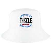 Funny Almost Pulled A Muscle Trying To Give A AF Cool Comfort Performance Bucket Hat