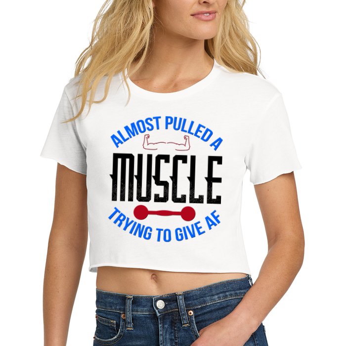 Funny Almost Pulled A Muscle Trying To Give A AF Crop Top