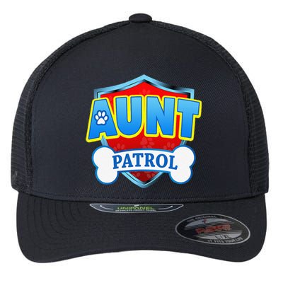 Funny Aunt Patrol Dog Mom, Dad For Women Gift Flexfit Unipanel Trucker Cap