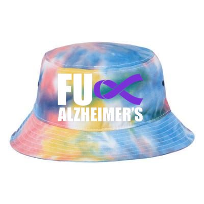 Fuck Alzheimer's Purple Ribbon Tie Dye Newport Bucket Hat