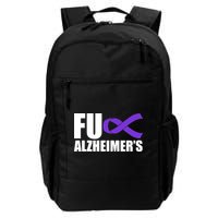 Fuck Alzheimer's Purple Ribbon Backpack