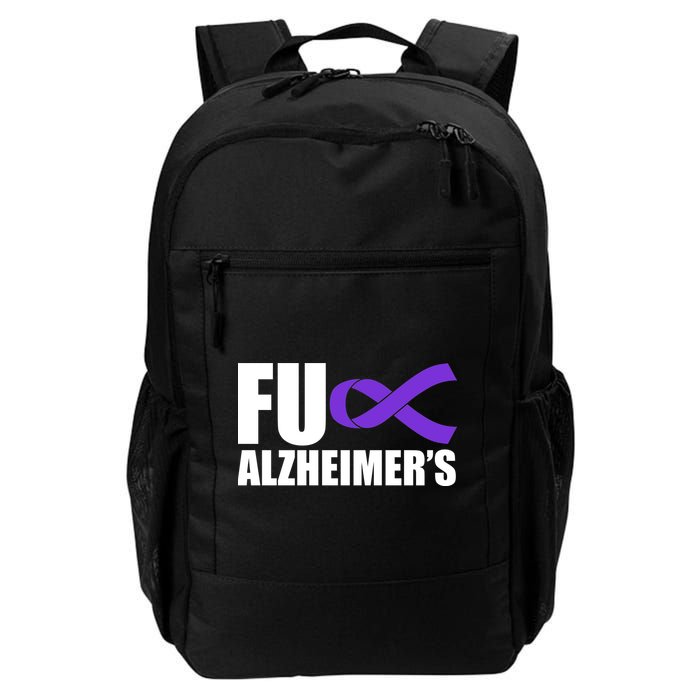 Fuck Alzheimer's Purple Ribbon Backpack