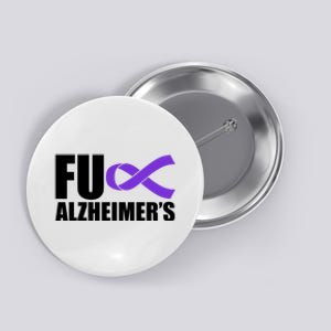 Fuck Alzheimer's Purple Ribbon Button